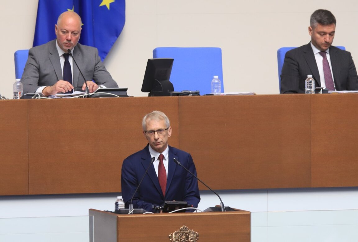 Министър-председателят Николай Денков