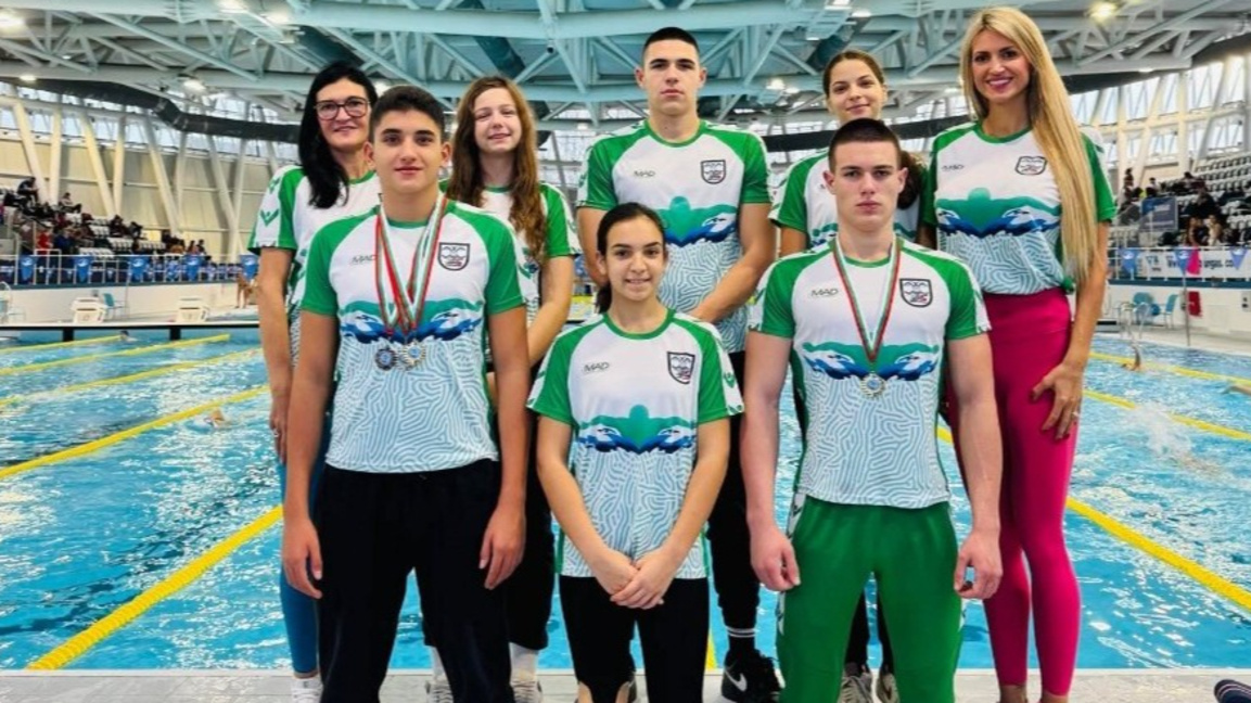 Плувци от клуб "Берое"