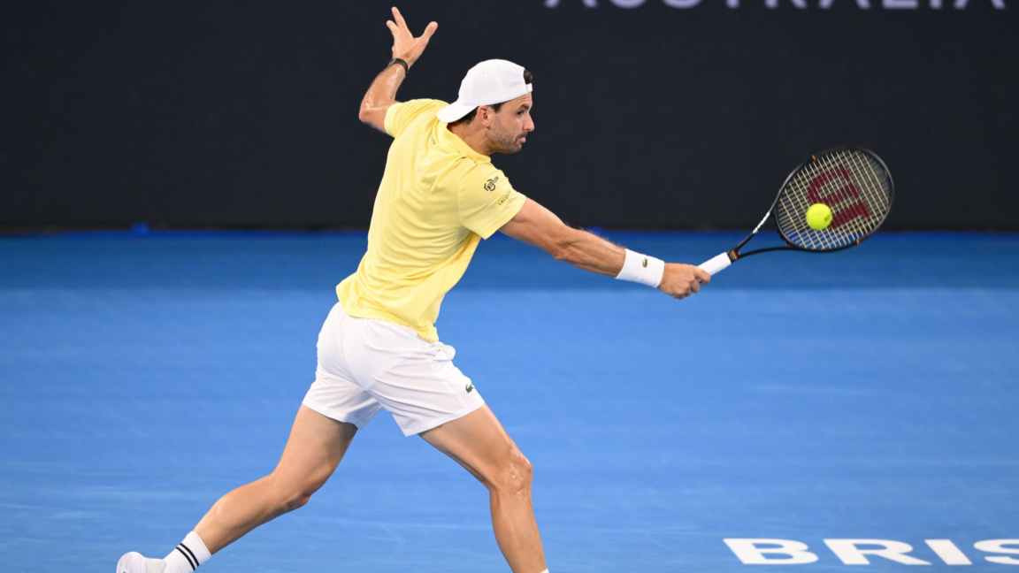 Григор Димитров се готви за Откритото първенство на Австралия.